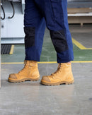 Ladies Argyle Scuff Cap Composite Safety Boot - Wheat