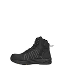 UltraLite Mid Zip Side Reflective Safety Boot - Black