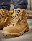 UltraFort 5Z Zip Side Safety Boot - Wheat