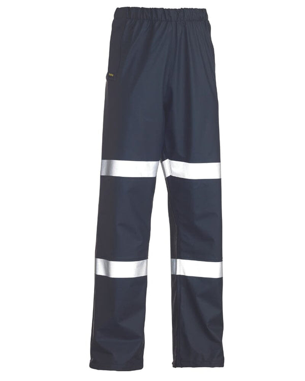 Taped Stretch PU Over Trouser Rain Pant - Navy