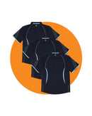 Tradies Razor Polo Value Pack - Navy/Sky