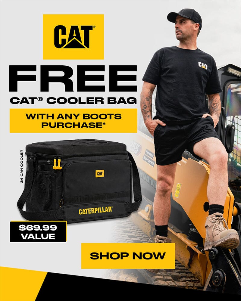 Caterpillar Convex Mid Zip Side Safety Boot - Honey | Buy Online