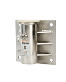 Davit Base Wall Mount - Silver