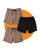 Tradies WS-4 Work Shorts Value Pack - Khaki/Khaki/Black