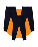 Tradies WP-4 Stretch Cuffed Work Pants Value Pack - Navy