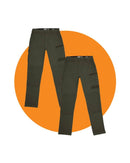 Tradies WP-3 Stretch Work Pants 2 Value Pack - Green