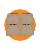 Tradies WS-2 Lightweight Work Shorts 4 Value Pack - Khaki