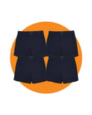 Tradies WS-2 Lightweight Work Shorts 4 Value Pack - Navy