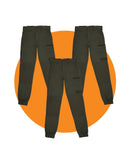 Tradies WP-4 Stretch Cuffed Work Pants Value Pack - Green