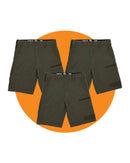Tradies WS-3 Stretch Work Short Value Pack - Green