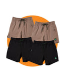 Tradies WS-4 Work Shorts 4 Value Pack - Khaki/Black