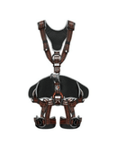 Premium GT Harness Rope Access - Black/Orange