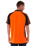 Hi Vis Spider Short Sleeve Shirt - Orange/Navy