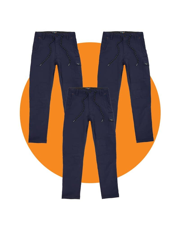Tradies Jet-Lite Utility Pant Value Pack - Ink
