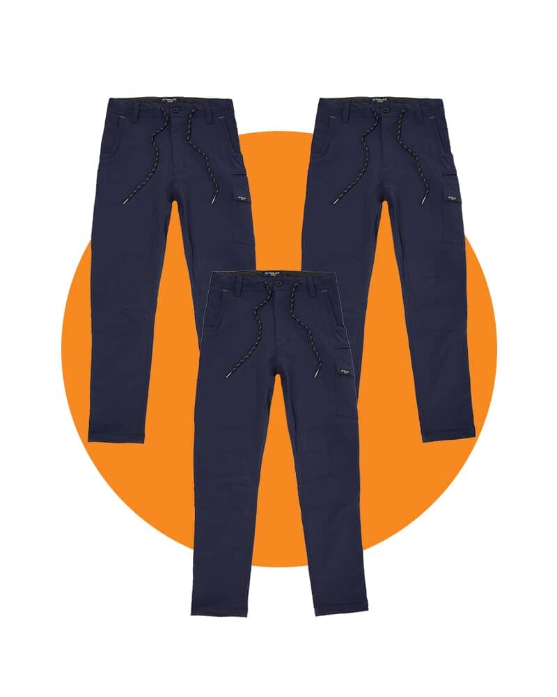 Tradies Jet-Lite Utility Pant Value Pack - Ink