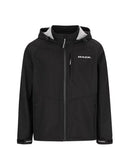 Hooded Soft Shell Recycled Polyester Jacket - Black