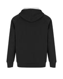 Pullover Raglan Sleeve Hoodie - Black