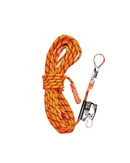 Kernmantle Rope With Thimble Eye & Rope Grab 15M - Orange