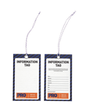 Safety Tag 125mm X 75mm Information (Blank)