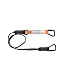Elite Single Leg Shock Absorbing Webbing Lanyard with Hardware KT X2 - Orange