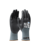 G-Tek XTR 15G GP Nitrile 3/4 Dip Glove - Grey/Black
