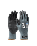 G-Tek XTR 15G GP Nitrile Dotted Glove - Grey/Black