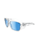 Ace Safety Glasses Polarised Lens - Clear/Blue Mirror
