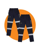 Tradies Womens Taped Triumph Pant Twin Value Pack - Navy