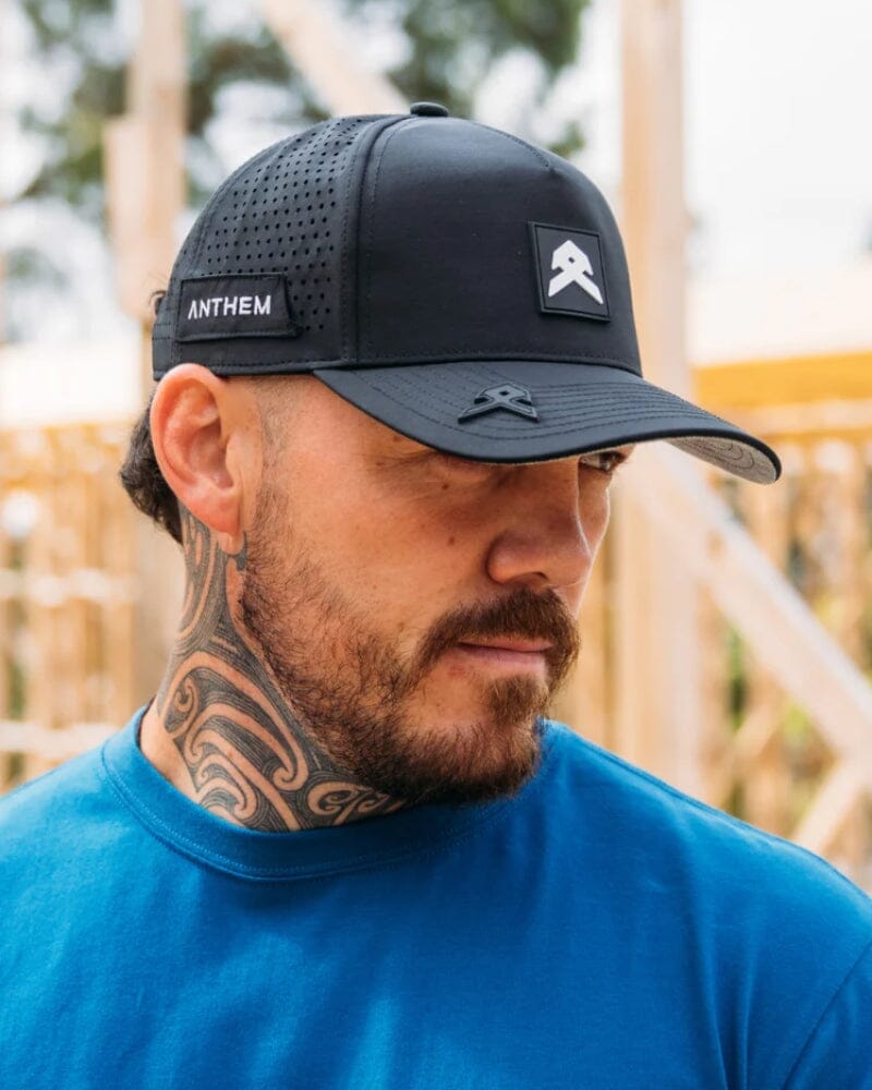 Anthem A Frame Performance Washable Hat - Black | Buy Online