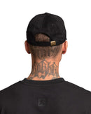 Suede Baseball Hat - Black