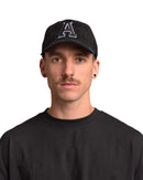 Suede Baseball Hat - Black