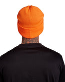 Knit Logo Beanie - Hi Vis Orange