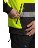 Taped Tech Hoodie 2.0 - Hi Vis Yellow