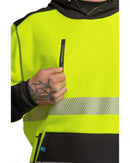 Taped Tech Hoodie 2.0 - Hi Vis Yellow