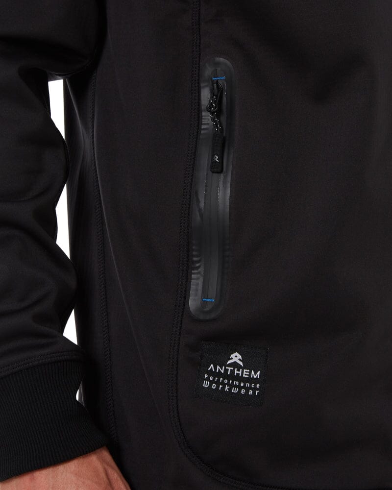 Tech Stretch Soft Shell Jacket - Black