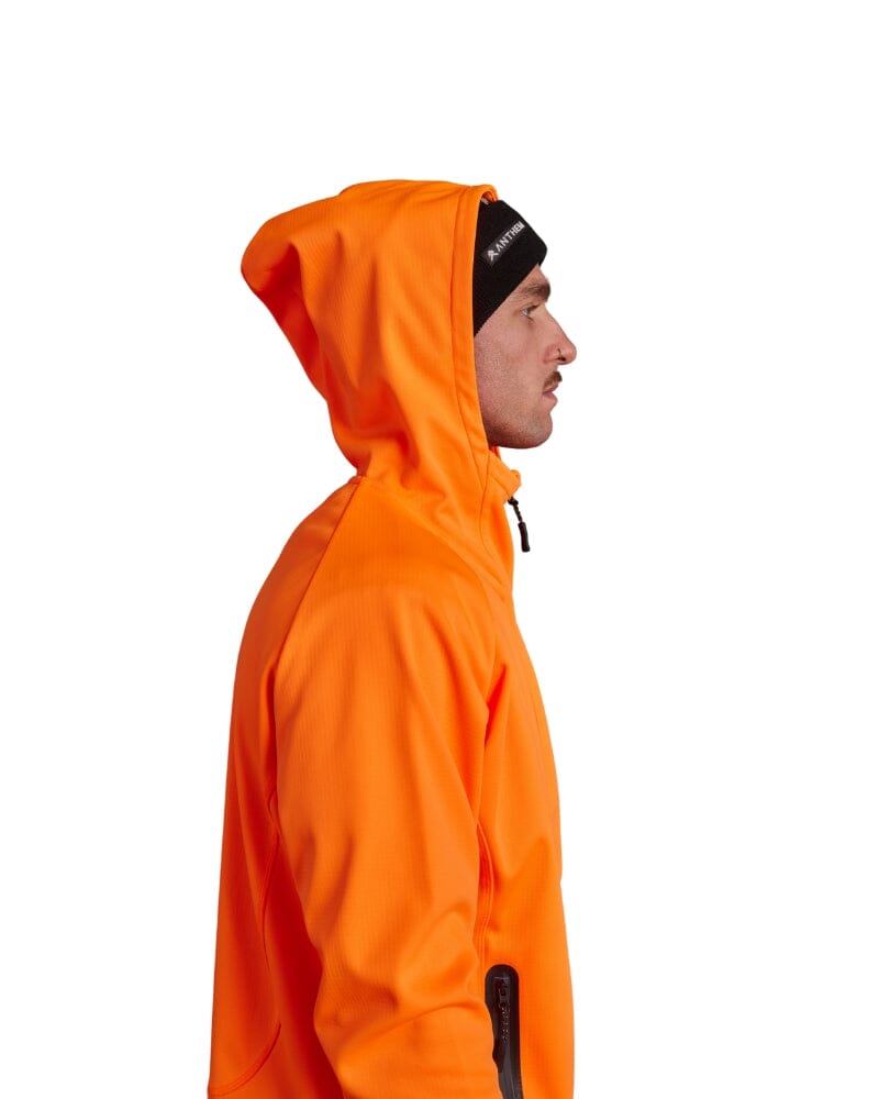 Tech Stretch Soft Shell Jacket - Hi Vis Orange