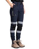 Womens Taped Triumph Pant - Navy