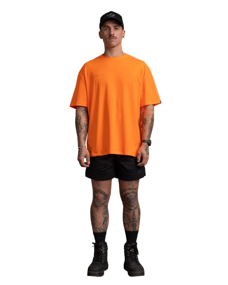 Ultimate Box Tee - Hi Vis Orange