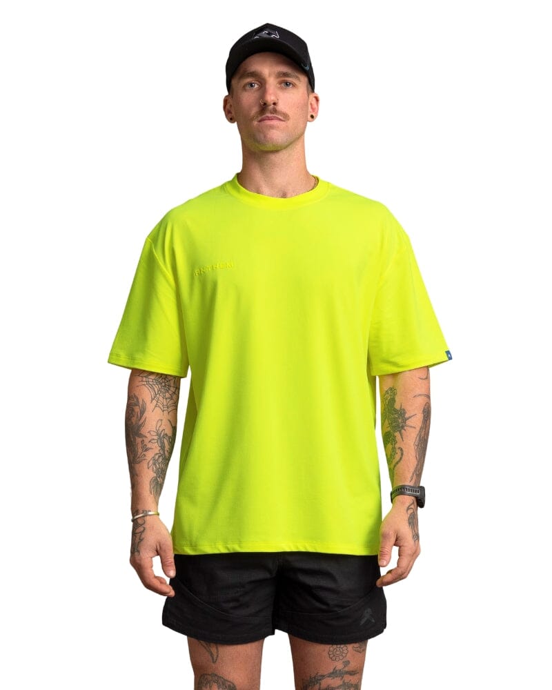 Ultimate Box Tee - Hi Vis Yellow