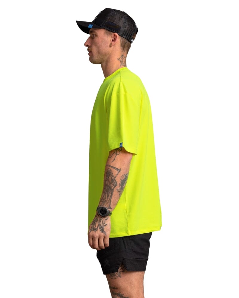 Ultimate Box Tee - Hi Vis Yellow