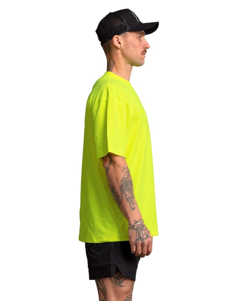 Ultimate Box Tee - Hi Vis Yellow