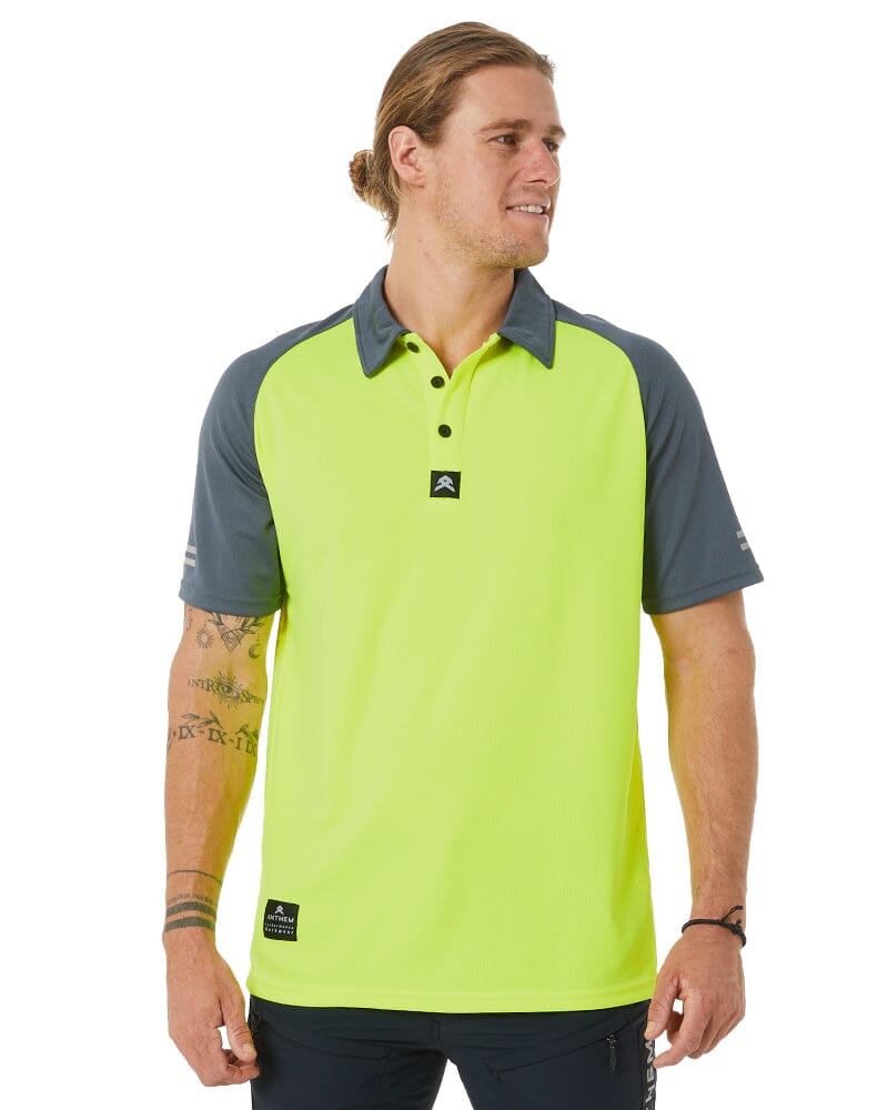 Hi Flow Performance Polo - Hi Vis Yellow