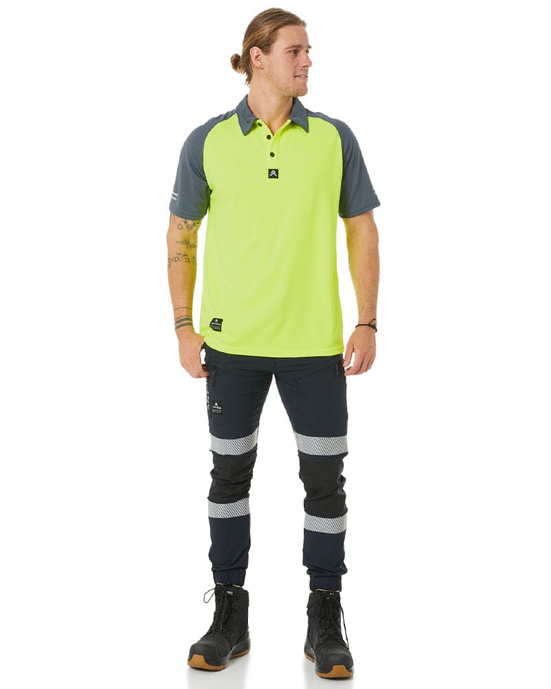 Hi Flow Performance Polo - Hi Vis Yellow