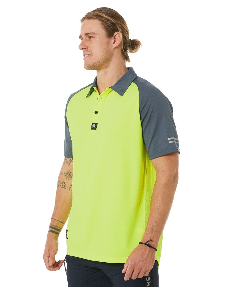 Hi Flow Performance Polo - Hi Vis Yellow