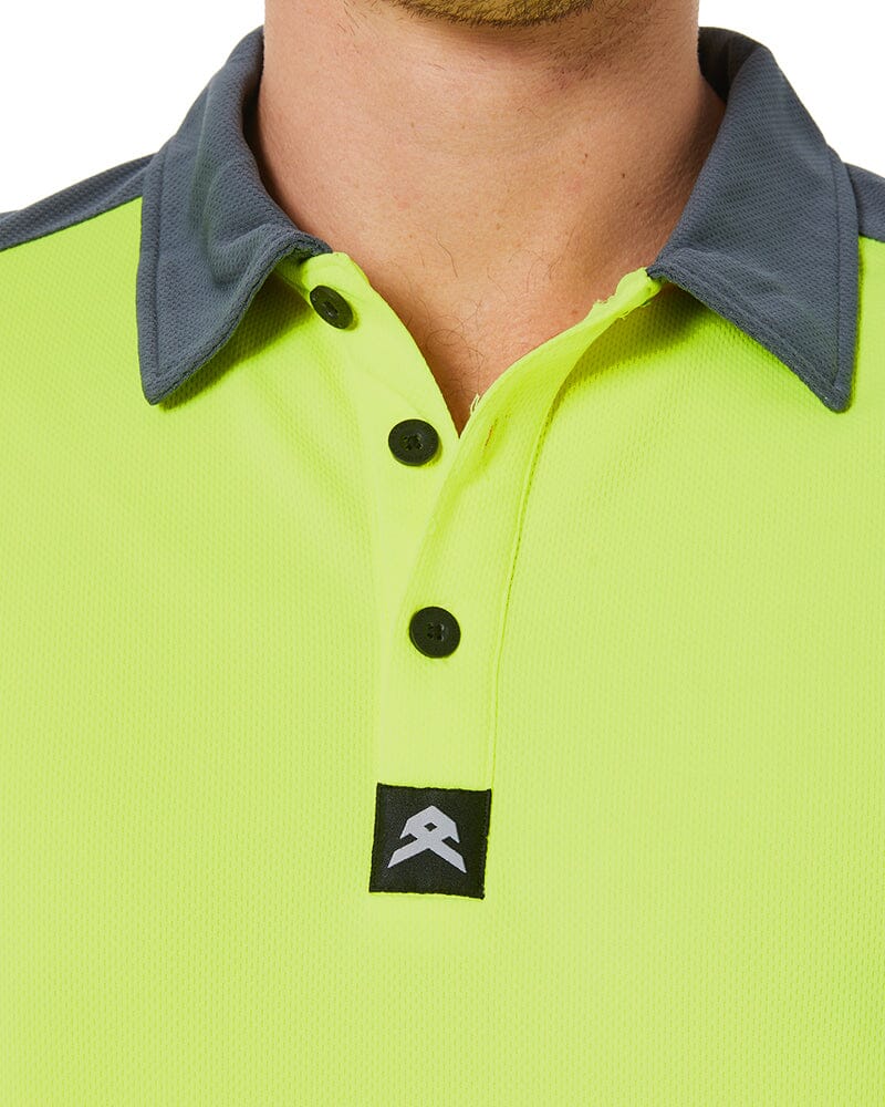 Hi Flow Performance Polo - Hi Vis Yellow