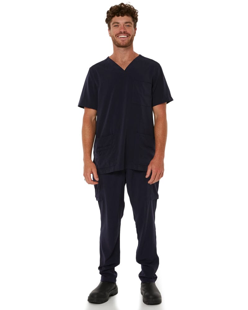 Avery Straight Leg Scrub Pant - Midnight Navy