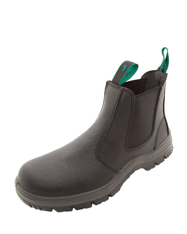 Hercules Elastic Sided Safety Boot - Black