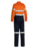Taped Hi Vis Lightweight Coverall * - Orange/Navy