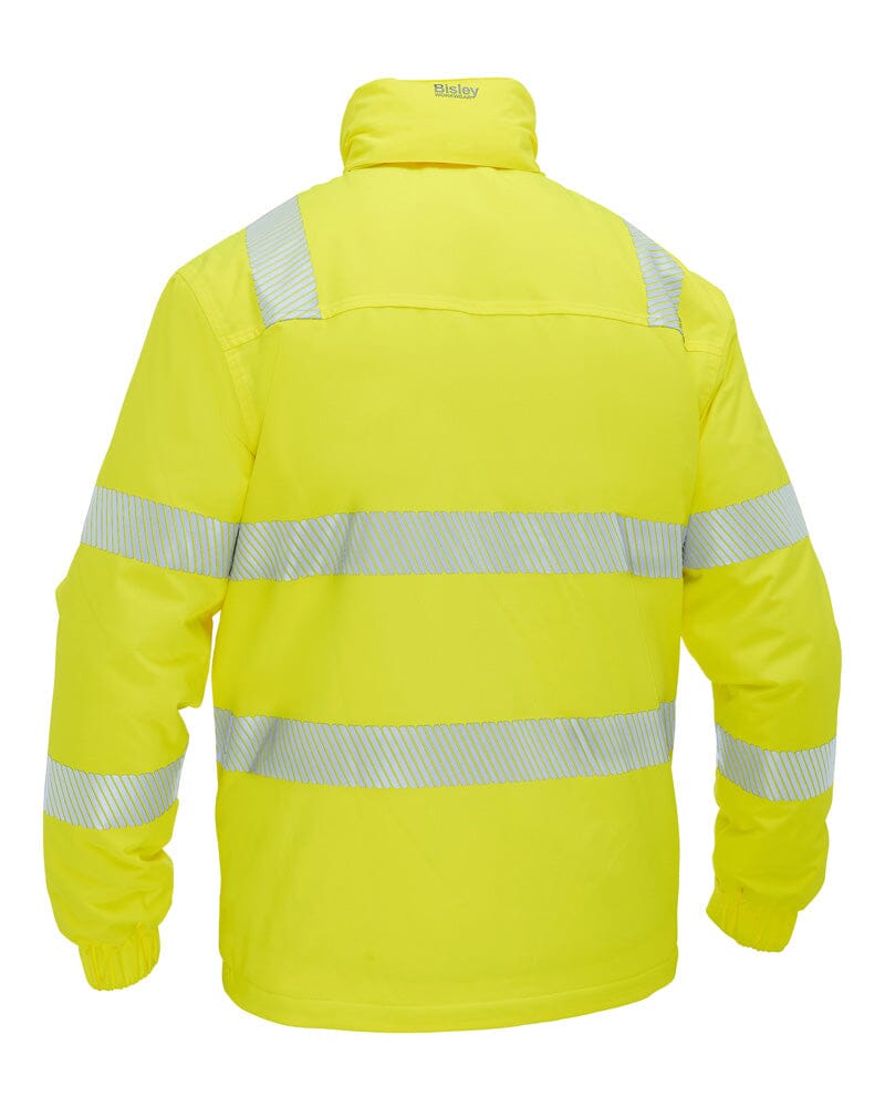 Taped Hi Vis Heated Jacket Yellow