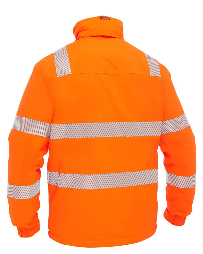 Taped Hi Vis Heated Jacket - Orange